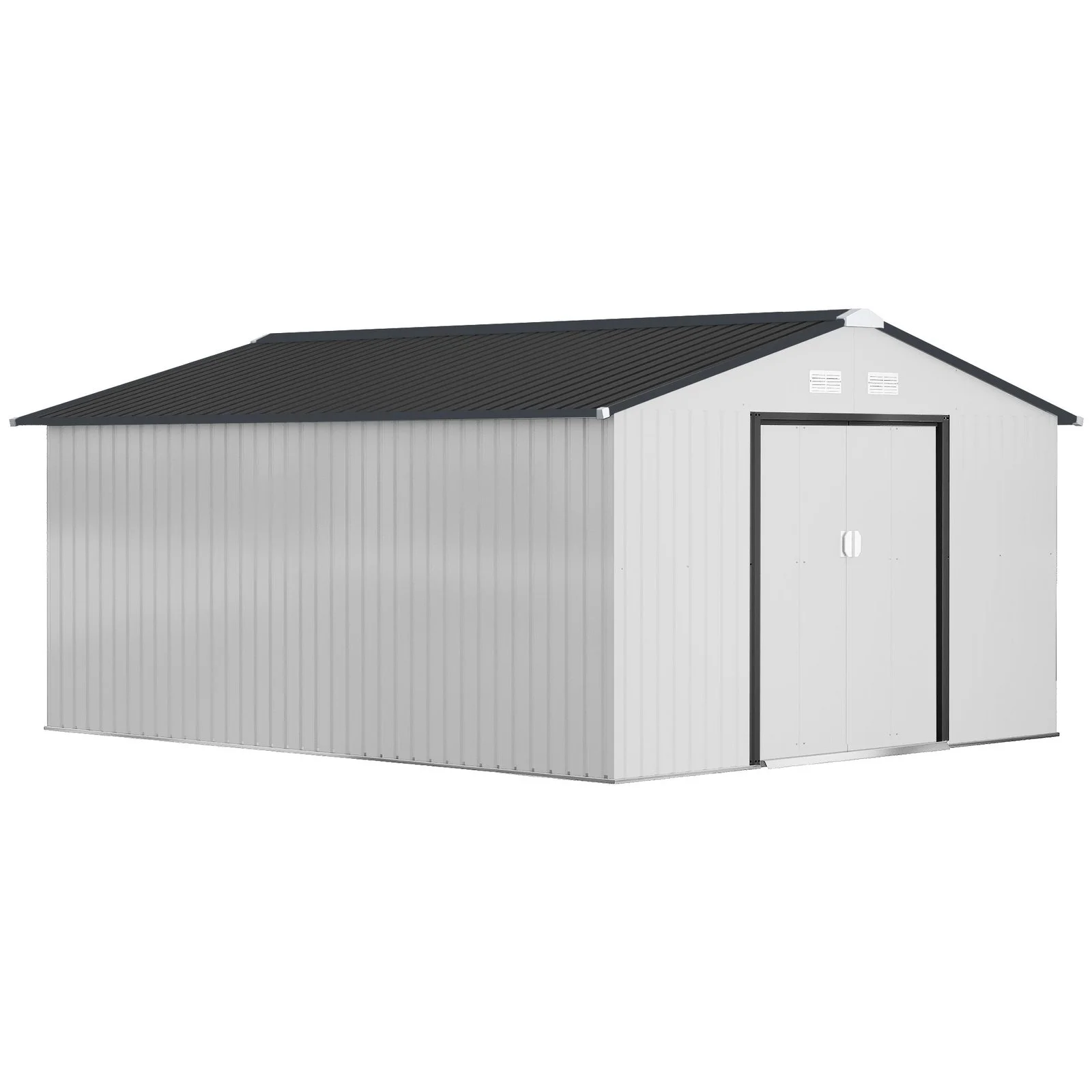 vitcher-llc-vitcher-llc-outsunny-outdoor-storage-shed-white-11-13-galvanized-steel-01-20260725082711-95e21ccc.webp
